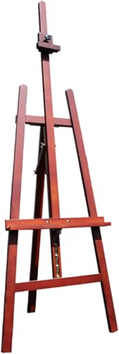 Verstellbare A-Rahmen-Staffelei aus Holz – stabile Stativ-Staffelei zum Malen, Zeichnen, Hochzeitsposter – tragbarer und faltbarer Kunstständer von Generisch