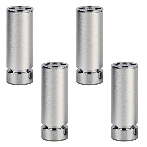 Verstellbare Aluminium-Möbelbeine, rund, 40 cm, 18 cm, 25 cm, 0,8 mm dick, 4 Stück, ideal für Sofa und Couchtisch, einfache Installation mit Schrauben, langlebig und stilvoll. Verstellbare Aluminium-Möbelbeine, rund, 40 cm, 18 cm, 25 cm, 0,8 mm dick, 4 Stück, ideal für Sofa und Couchtisch, einfache Installation mit Schrauben, langlebig und stilvoll. von Generisch