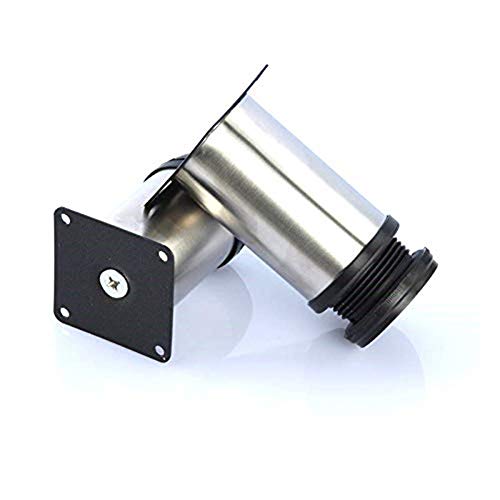 Verstellbare C-Metall-Möbelbeine, dicke Schrankbeine für Küche, Arbeitsplatten, Frühstücksbar, Schreibtisch, Tisch, höhenverstellbar, 8 cm für verbesserte Stabilität und Stil von Generisch