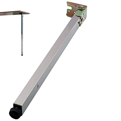 Verstellbare Edelstahl-Möbelbeine, faltbare Stützfüße, Teleskop-Tischbeine für Schreibtische & Werkbänke, 80 cm Länge, 1 Stück, ideal für Tischplatten & Stehtische Verstellbare Edelstahl-Möbelbeine, faltbare Stützfüße, Teleskop-Tischbeine für Schreibtische & Werkbänke, 80 cm Länge, 1 Stück, ideal für Tischplatten & Stehtische von Generisch