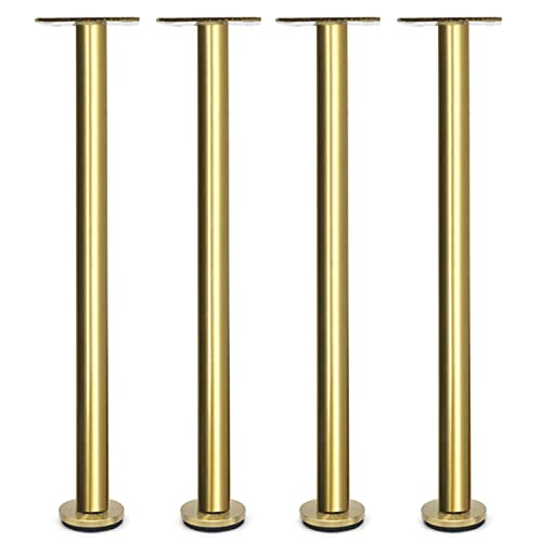 Verstellbare Edelstahl-Möbelbeine – Metall-Tischbeine für DIY-Badezimmerschränke, Gold-Finish, 500 mm, 4er-Pack – langlebige Stützfüße für die Renovierung zu Hause Verstellbare Edelstahl-Möbelbeine – Metall-Tischbeine für DIY-Badezimmerschränke, Gold-Finish, 500 mm, 4er-Pack – langlebige Stützfüße für die Renovierung zu Hause von Generisch