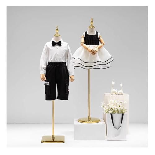 Verstellbare Kinderpuppe für Kinder im Alter von 2–8 Jahren, leicht, mit verdicktem Metallrahmen, ideal für Modedesign, Ausstellung und DIY-Projekte von Generisch