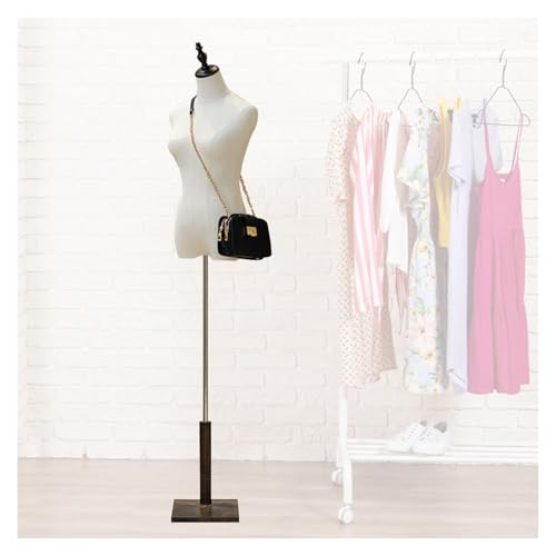 Verstellbare Kleiderform für Schneiderei, Schmuck-Display und Kleidungsanpassung, Höhe anpassbar von 120 cm bis 182 cm, mit 3 Sockelstilen von Generisch