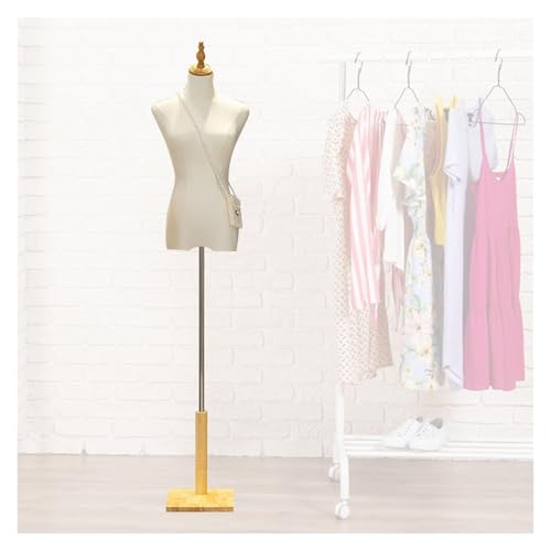 Verstellbare Kleiderform für Schneiderei, Schmuck-Display und Kleidungsanpassung, Höhe anpassbar von 120 cm bis 182 cm, mit 3 Sockelstilen von Generisch