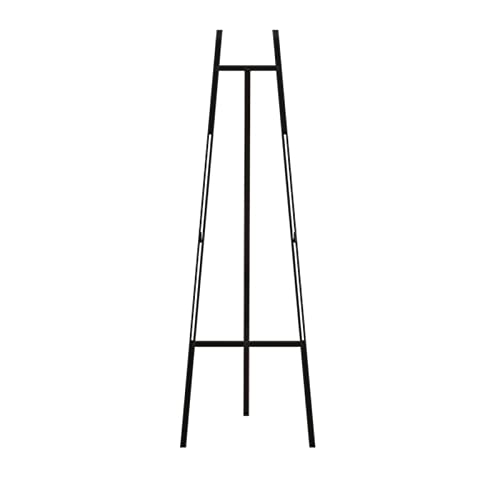 Verstellbare Künstler-Staffelei, 115 cm/141 cm, leicht, zusammenklappbar, Metall, für Hochzeiten, Poster, Fotos, Gold/Schwarz/Weiß von Generisch