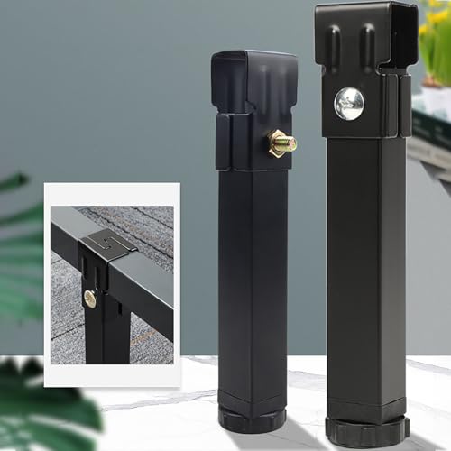 Verstellbare Metall-Möbelbeine, 2 Stück, Universal-Bettfüße und Couch-Stützbeine für Lattenrost, höhenverstellbare Möbelfüße für verbesserte Stabilität Verstellbare Metall-Möbelbeine, 2 Stück, Universal-Bettfüße und Couch-Stützbeine für Lattenrost, höhenverstellbare Möbelfüße für verbesserte Stabilität von Generisch