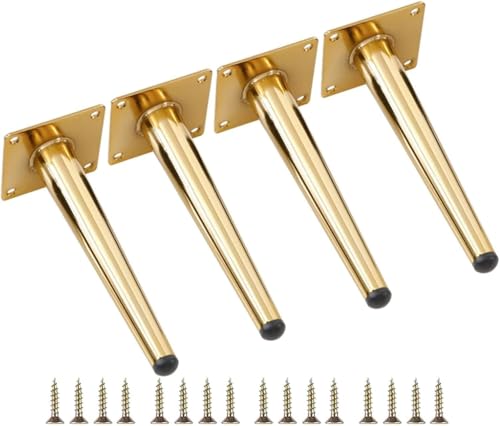 Verstellbare Metall-Möbelbeine, stabile konische Unterstützung für Schreibtisch, Sofa, Schrank, Tisch, Bettschränke, verbessert Stabilität und Erhöhung Verstellbare Metall-Möbelbeine, stabile konische Unterstützung für Schreibtisch, Sofa, Schrank, Tisch, Bettschränke, verbessert Stabilität und Erhöhung von Generisch