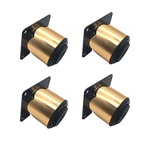 Verstellbare Metall-Möbelbeine – 4 Stück, Edelstahl, runde Ersatzfüße für Sofa, Couch, Schreibtisch, Bett und Schränke – und stilvolle Möbelerhöhungen Verstellbare Metall-Möbelbeine – 4 Stück, Edelstahl, runde Ersatzfüße für Sofa, Couch, Schreibtisch, Bett und Schränke – und stilvolle Möbelerhöhungen von Generisch
