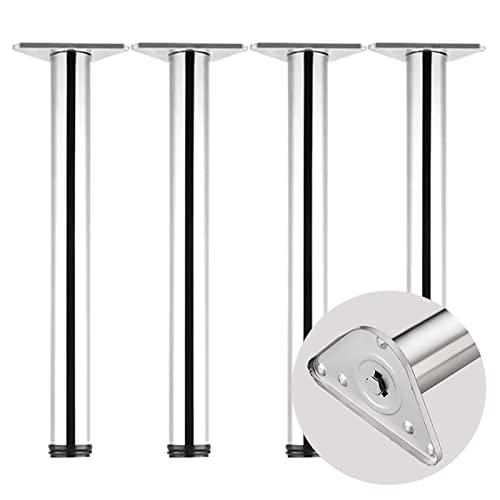 Verstellbare Metall-Möbelbeine – 4 Stück, Höhe 80 cm, Ersatz-Tischfüße für Tische, Sofas, Betten – ideal für Zuhause und Büro Verstellbare Metall-Möbelbeine – 4 Stück, Höhe 80 cm, Ersatz-Tischfüße für Tische, Sofas, Betten – ideal für Zuhause und Büro von Generisch