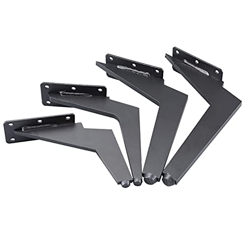 Verstellbare Metall-Möbelbeine Eisen Sofa Stützbeine Ersatz Tischbeine Schrankbeine Couchtisch Beine Universal Möbelfüße für Sofas und Schränke von Generisch