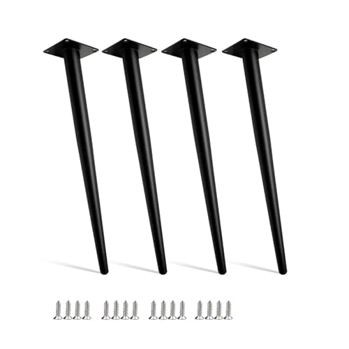 Verstellbare Metall-Möbelbeine – Ersatzbeine für Tisch, Stuhl, Schrank, Kommode, Sofa, Bett, Credenza – 40 cm von Generisch