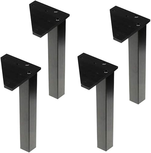 Verstellbare Metall-Sofa-Beine, 4 Stück, schwarz, Küchenschrankfüße, 150 mm, Möbelbeine für Couch, Sofa und Schrank, einfache Installation mit Schrauben, stilvolles Upgrade Verstellbare Metall-Sofa-Beine, 4 Stück, schwarz, Küchenschrankfüße, 150 mm, Möbelbeine für Couch, Sofa und Schrank, einfache Installation mit Schrauben, stilvolles Upgrade von Generisch