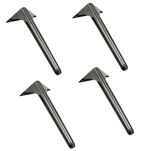 Verstellbare Möbelbeine, 4 Stück, 27,9 cm, Schwarz, Ersatz-Stützbeine für Sofa, Nachttisch, Kommode, 28 cm Höhe, perfekt für Heimdekoration und DIY-Projekte von Generisch