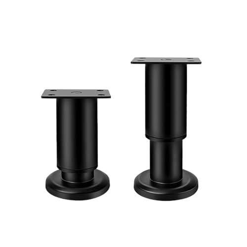 Verstellbare Möbelbeine, Ersatz-Set für Sofa, Schreibtisch, Kommode und TV-Schrank – stabiles zylindrisches Design verbessert Stabilität und Stil von Generisch