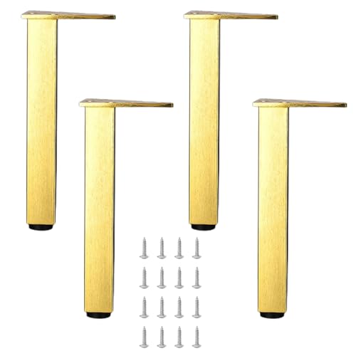 Verstellbare Möbelbeine, Ersatzfüße aus Aluminiumlegierung, für Sofa, Tisch, Schrank, 25 cm Höhe, 4 Stück Verstellbare Möbelbeine, Ersatzfüße aus Aluminiumlegierung, für Sofa, Tisch, Schrank, 25 cm Höhe, 4 Stück von Generisch