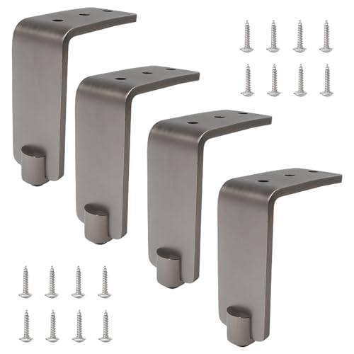 Verstellbare Möbelbeine – 4 Stützfüße aus Aluminiumlegierung für Kommode, Couchtisch, TV-Schrank, 16 cm Verstellbare Möbelbeine – 4 Stützfüße aus Aluminiumlegierung für Kommode, Couchtisch, TV-Schrank, 16 cm von Generisch