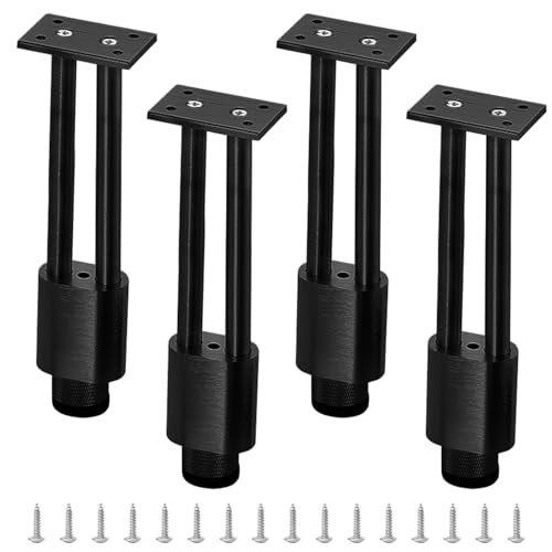 Verstellbare Möbelbeine 4er Set - Moderne Metall Sofa Stützfüße für Sofa, Stuhl, Schrank, Tisch Verstellbare Möbelbeine 4er Set - Moderne Metall Sofa Stützfüße für Sofa, Stuhl, Schrank, Tisch von Generisch