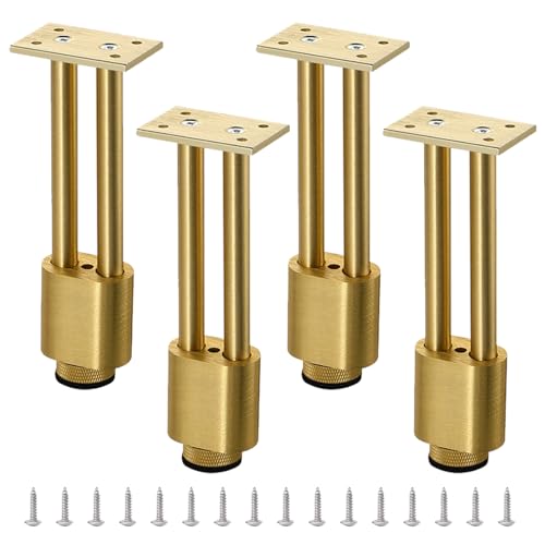 Verstellbare Möbelbeine 4er Set - Moderne Metall Sofa Stützfüße für Sofa, Stuhl, Schrank, Tisch Verstellbare Möbelbeine 4er Set - Moderne Metall Sofa Stützfüße für Sofa, Stuhl, Schrank, Tisch von Generisch