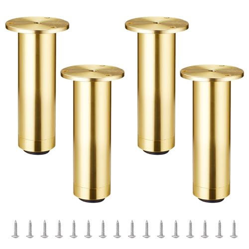 Verstellbare Möbelbeine aus Aluminiumlegierung, 4 Stück, Sofa- oder Schrankstützfüße mit rutschfesten Matten und Schrauben, 30 cm Höhe Verstellbare Möbelbeine aus Aluminiumlegierung, 4 Stück, Sofa- oder Schrankstützfüße mit rutschfesten Matten und Schrauben, 30 cm Höhe von Generisch