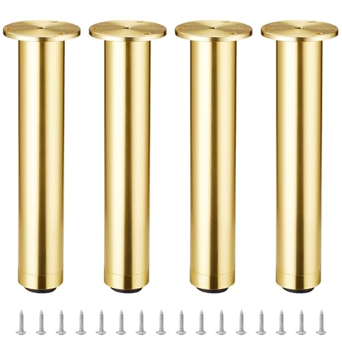 Verstellbare Möbelbeine aus Aluminiumlegierung, 4 Stück, mit rutschfester Matte und Schrauben für Sofas und Schränke, 30 cm Höhe Verstellbare Möbelbeine aus Aluminiumlegierung, 4 Stück, mit rutschfester Matte und Schrauben für Sofas und Schränke, 30 cm Höhe von Generisch