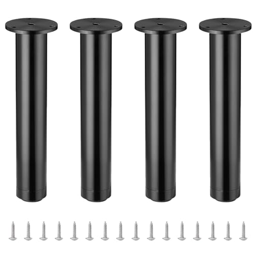 Verstellbare Möbelbeine aus Aluminiumlegierung, 4 Stück, mit rutschfester Matte und Schrauben für Sofas und Schränke, 30 cm Höhe Verstellbare Möbelbeine aus Aluminiumlegierung, 4 Stück, mit rutschfester Matte und Schrauben für Sofas und Schränke, 30 cm Höhe von Generisch