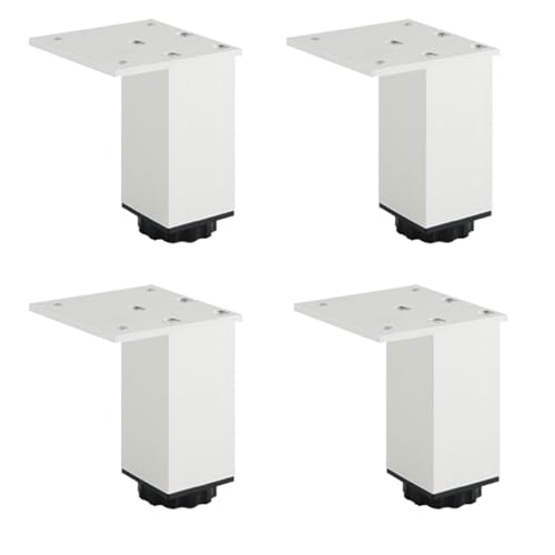 Verstellbare Möbelbeine aus Aluminiumlegierung, 4 quadratische Füße für Sofa, Schrank und Küche, höhenverstellbar, 3–40 cm, eloxierte Oberfläche für verbesserte Stabilität Verstellbare Möbelbeine aus Aluminiumlegierung, 4 quadratische Füße für Sofa, Schrank und Küche, höhenverstellbar, 3–40 cm, eloxierte Oberfläche für verbesserte Stabilität von Generisch