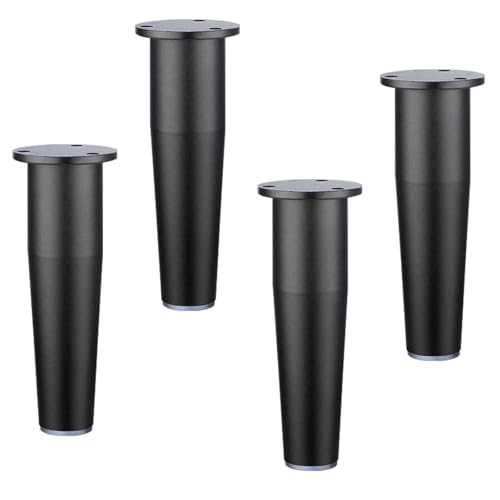 Verstellbare Möbelbeine aus Aluminiumlegierung, Set mit 4 runden Couchbeinen, eloxierte Oberfläche, Höhe 8–15 cm, perfekt für Sofas, Tische, stabile und stilvolle Heimdekoration Verstellbare Möbelbeine aus Aluminiumlegierung, Set mit 4 runden Couchbeinen, eloxierte Oberfläche, Höhe 8–15 cm, perfekt für Sofas, Tische, stabile und stilvolle Heimdekoration von Generisch