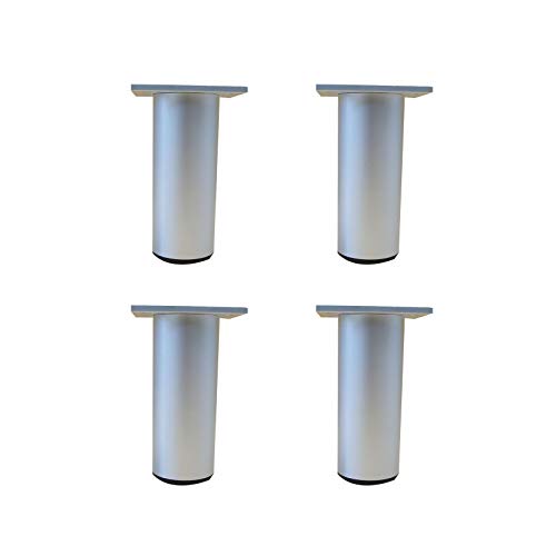 Verstellbare Möbelbeine aus Aluminiumlegierung – Set mit 4 verdickten Metallfüßen für Schrank, Sofa, Bettstütze – langlebig, stilvoll, einfach zu installieren von Generisch