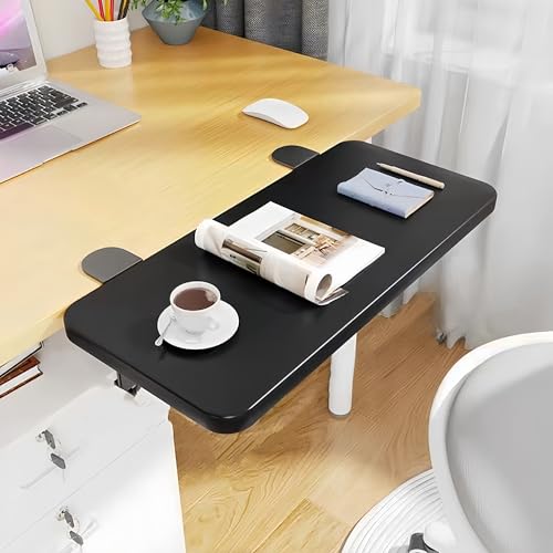 Verstellbare Schreibtischablage, Tastatur-Verlängerungsablage für Home Office & Eckschreibtische 40 x 20 cm, Clip-On-Tastaturablage, ergonomische Tipplösung für verbesserten Arbeitsplatz von Generisch