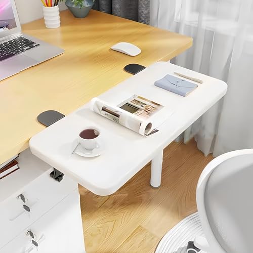 Verstellbare Schreibtischablage für Tastatur, 40 x 20 cm, perfekt für Heimbüro und Eckschreibtische, anklippbare Tastaturablage für verbesserten Tippkomfort und Platzoptimierung. von Generisch