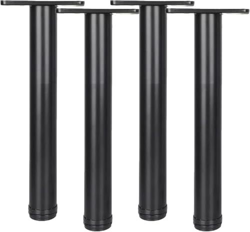 Verstellbare Schreibtischbeine, Möbelbeine aus Metall for Büromöbel, for Esstische, Schreibtische, Bartheken, 4 Stück(70CM) von Generisch