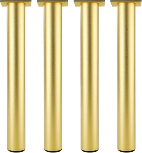 Verstellbare Sofabeine, goldene Möbelbeine, schwere Tischfüße, Couchtischbeine, allgemeine Ottomanenfüße, 4 Stück(30cm) von Generisch