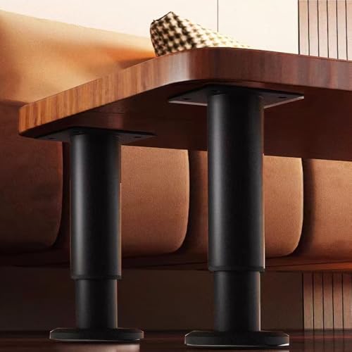 Verstellbare Teleskop-Stützstange für Waschbecken-Möbelbeine, Edelstahl, Unterbauhalterung, schwarz, Höhe 18 cm, 30 cm, langlebiger Tischbeinstabilisator, 2 Stück Verstellbare Teleskop-Stützstange für Waschbecken-Möbelbeine, Edelstahl, Unterbauhalterung, schwarz, Höhe 18 cm, 30 cm, langlebiger Tischbeinstabilisator, 2 Stück von Generisch