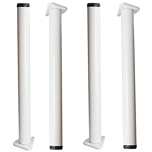 Verstellbare Tischbeine, 4 Stück, weiß, für Küche/Essen/Schreibtisch, 50 cm Höhe für Schränke und Bartische, stabile und vielseitige Möbelbeine Verstellbare Tischbeine, 4 Stück, weiß, für Küche/Essen/Schreibtisch, 50 cm Höhe für Schränke und Bartische, stabile und vielseitige Möbelbeine von Generisch