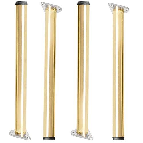Verstellbare Tischbeine – 4 Stück goldene Stützfüße für Küche, Werkbank, Schreibtisch, Bar, Schrank – 80 cm Höhe, langlebige und stilvolle Möbelbeine Verstellbare Tischbeine – 4 Stück goldene Stützfüße für Küche, Werkbank, Schreibtisch, Bar, Schrank – 80 cm Höhe, langlebige und stilvolle Möbelbeine von Generisch
