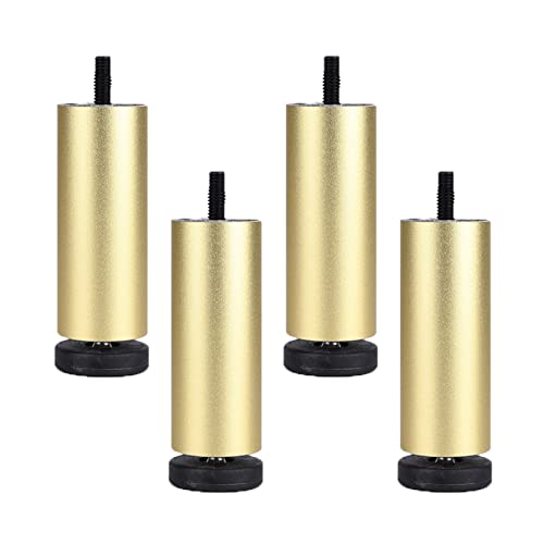 Verstellbare Tischfüße, 4 x Möbelbeine für Betten, Schränke, Couchtische – robuste Metall-Sofafüße mit M8-Schrauben – stabile Stützbeine Verstellbare Tischfüße, 4 x Möbelbeine für Betten, Schränke, Couchtische – robuste Metall-Sofafüße mit M8-Schrauben – stabile Stützbeine von Generisch