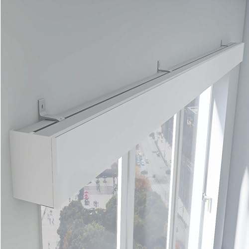 Verstellbare Vorhangschiene aus Metall mit Volant, 3-in-1-Design für einfache Installation, perfekt für Wohnzimmer- und Schlafzimmer-Dekor, vielseitige Fensterbehandlungslösung Verstellbare Vorhangschiene aus Metall mit Volant, 3-in-1-Design für einfache Installation, perfekt für Wohnzimmer- und Schlafzimmer-Dekor, vielseitige Fensterbehandlungslösung von Generisch