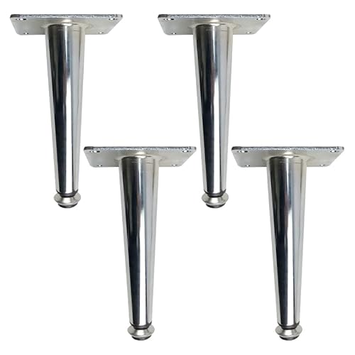 Verstellbare konische Möbelbeine, Eisen-Schrankfüße, eloxierte Oberfläche, Höhe 10,5–72,5 cm, perfekt für Sofas, Tische und DIY-Projekte, 4 Stück Verstellbare konische Möbelbeine, Eisen-Schrankfüße, eloxierte Oberfläche, Höhe 10,5–72,5 cm, perfekt für Sofas, Tische und DIY-Projekte, 4 Stück von Generisch