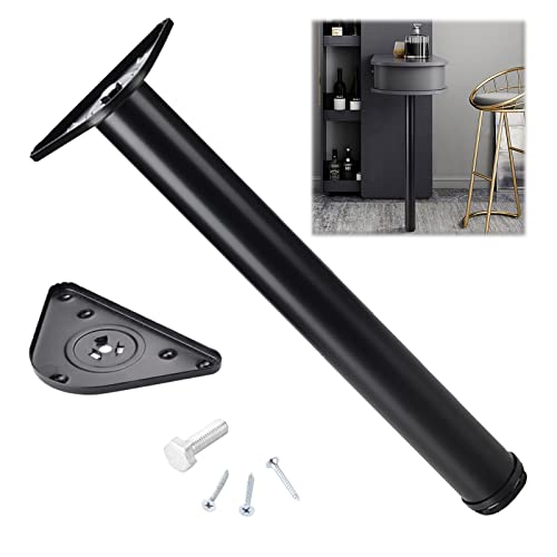 Verstellbare schwarze Aluminium-Möbelbeine – moderne Ersatzbeine für Schreibtische, Schränke und hohe Tische – 50 cm mit Schrauben – langlebiges und stilvolles Design Verstellbare schwarze Aluminium-Möbelbeine – moderne Ersatzbeine für Schreibtische, Schränke und hohe Tische – 50 cm mit Schrauben – langlebiges und stilvolles Design von Generisch