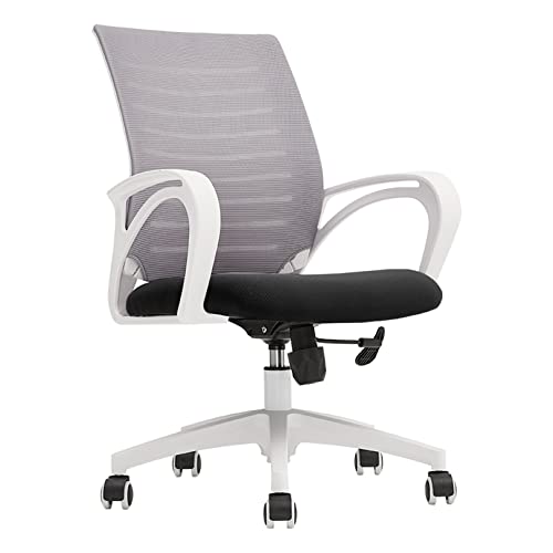 Verstellbarer Bürostuhl aus Netzstoff, mittlere Rückenlehne, drehbar, höhenverstellbar, perfekt für Zuhause oder Computertisch Verstellbarer Bürostuhl aus Netzstoff, mittlere Rückenlehne, drehbar, höhenverstellbar, perfekt für Zuhause oder Computertisch von Generisch