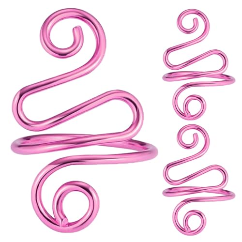 Verstellbarer Häkelring, Garnring zum Häkeln,3X verstellbarer Garn-Finger-Häkel-Spannring - Garnführer-Strickring, Begleitring für Linkshänder und Rechtshänder für Hüte, Fäustlinge, Hausschuhe von Generisch