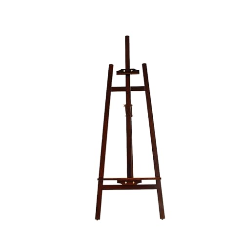 Verstellbarer Holz-Staffelei-Ständer für Fliesen und Baumaterialien, 170,2 cm, Rot von Generisch