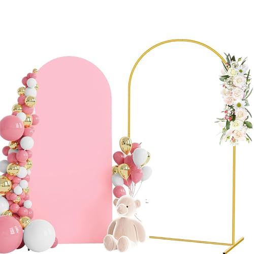 Verstellbarer Metallbogen Hintergrund Ständer für Hochzeit, Babyparty, Geburtstagsparty-Dekoration, Innen- und Außenbereich Verstellbarer Metallbogen Hintergrund Ständer für Hochzeit, Babyparty, Geburtstagsparty-Dekoration, Innen- und Außenbereich von Generisch