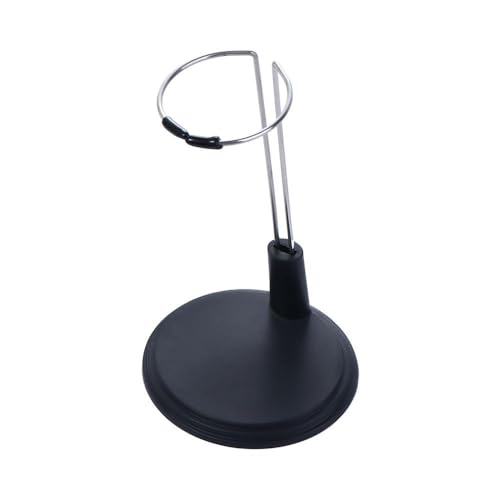 Verstellbarer Puppenständer aus Metall, Weiß/Schwarz, für Puppen mit einer Größe von 20 cm Verstellbarer Puppenständer aus Metall, Weiß/Schwarz, für Puppen mit einer Größe von 20 cm von Generisch