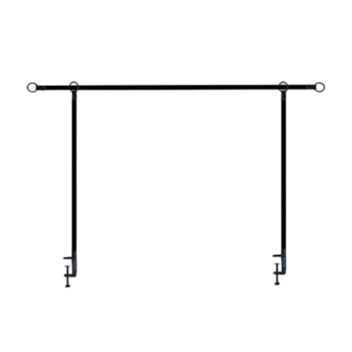 Verstellbarer Tischstangenständer mit Klemmen, Tischbogenständer, Blumenbogenständer aus schwarzem Metall, Mehrzweck-Metallbogenrahmen, ideal für Hochzeiten, Duschen Verstellbarer Tischstangenständer mit Klemmen, Tischbogenständer, Blumenbogenständer aus schwarzem Metall, Mehrzweck-Metallbogenrahmen, ideal für Hochzeiten, Duschen von Generisch