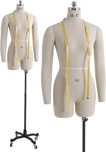 Verstellbarer Torso mit weichen Armen und Rädern zum Nähen und Anpassen Verstellbarer Torso mit weichen Armen und Rädern zum Nähen und Anpassen von Generisch