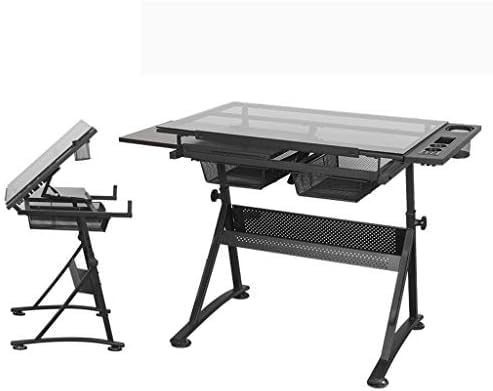 Verstellbarer Zeichentisch mit Glasplatte und Stauraum – ergonomisches Neigungsdesign für erwachsene Künstler, perfekt zum Skizzieren, Malen und für kreative Projekte Verstellbarer Zeichentisch mit Glasplatte und Stauraum – ergonomisches Neigungsdesign für erwachsene Künstler, perfekt zum Skizzieren, Malen und für kreative Projekte von Generisch