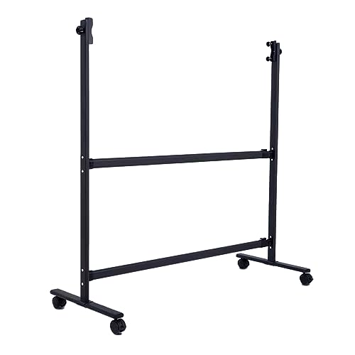 Verstellbarer mobiler Whiteboard-Ständer auf Rollen, große trocken abwischbare Staffelei mit stabilem schwarzen Metallrahmen, perfekt für Büro, Klassenzimmer und Zuhause Verstellbarer mobiler Whiteboard-Ständer auf Rollen, große trocken abwischbare Staffelei mit stabilem schwarzen Metallrahmen, perfekt für Büro, Klassenzimmer und Zuhause von Generisch