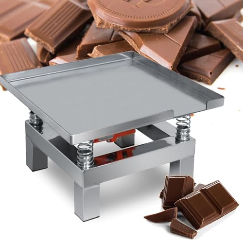 Vibrationsplattform aus Edelstahl, 110 V/220 V Betonvibrationstisch, 10 kg Tragkraft für Schokoladenherstellung und Formfüllung Vibrationsplattform aus Edelstahl, 110 V/220 V Betonvibrationstisch, 10 kg Tragkraft für Schokoladenherstellung und Formfüllung von Generisch