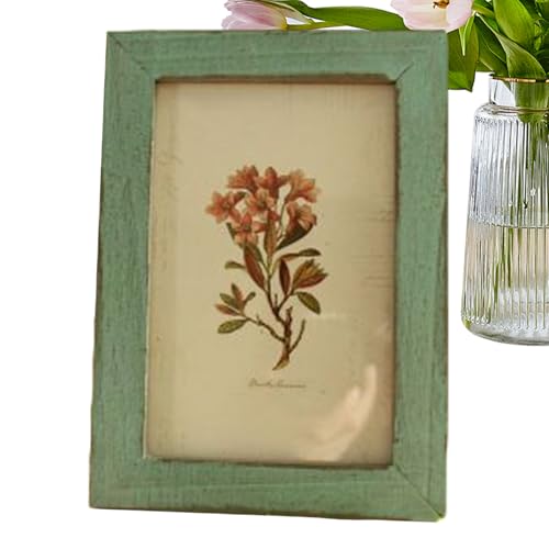 Vintage-Bilderrahmen, dekorativer Holz-Bilderrahmen, 7,6 x 12,7 cm, Tisch- und Wandmontage, Foto-Display für Wohnzimmer, Schlafzimmer Vintage-Bilderrahmen, dekorativer Holz-Bilderrahmen, 7,6 x 12,7 cm, Tisch- und Wandmontage, Foto-Display für Wohnzimmer, Schlafzimmer von Generisch